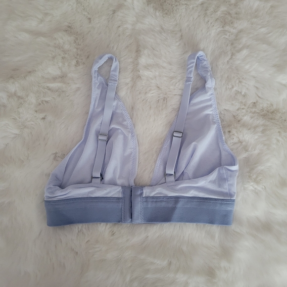 🥂AERIE 2-PACK SMOOTHEZ MESH PLUNGE BRALETTE SIZE XS - Picture 11 of 11